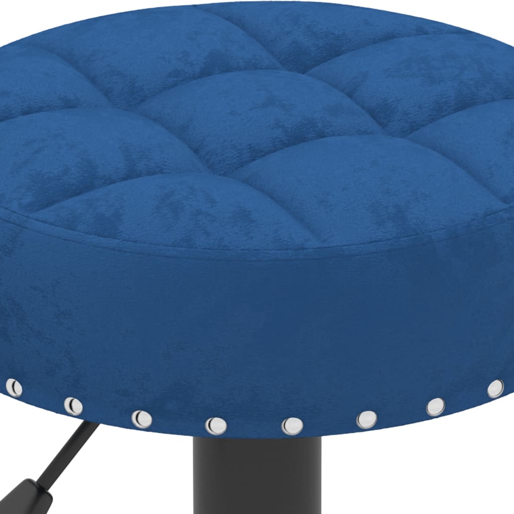 Barhocker 2 Stk. Creme Samt