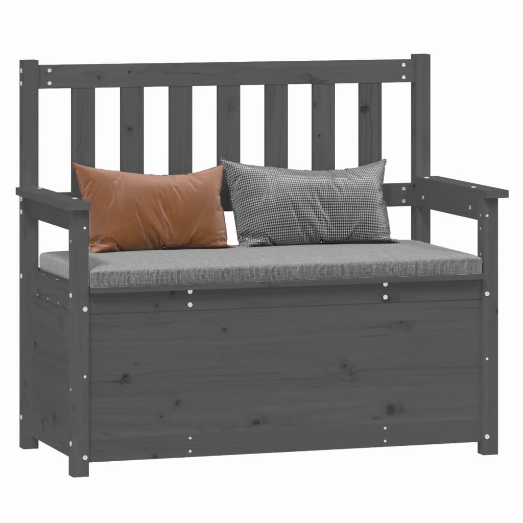 Sitzbank 112,5x51,5x96,5 cm Massivholz Kiefer