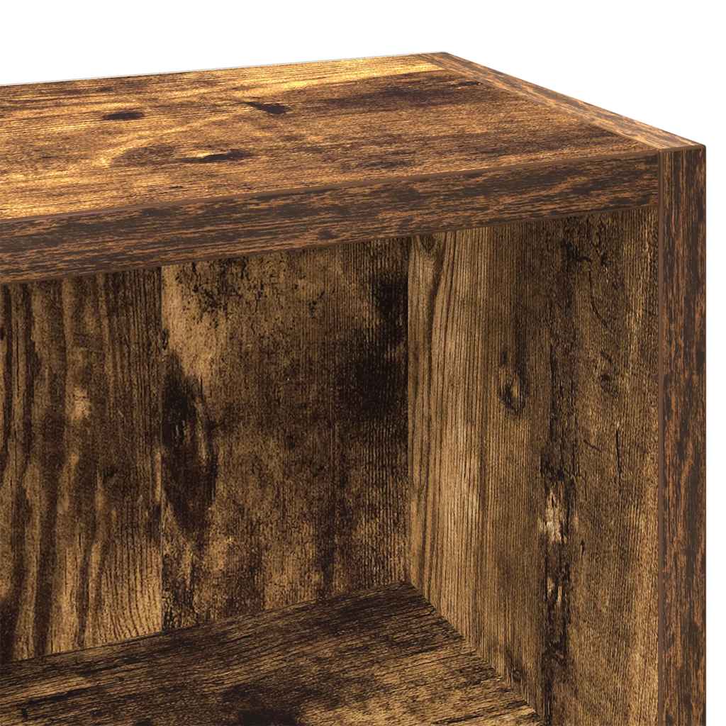 CD-Regale 2 Stk. Weiß 21x16x93,5 cm Holzwerkstoff
