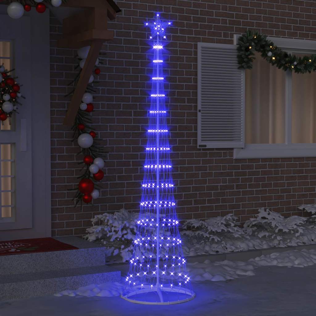 LED-Weihnachtsbaum Warmes Weiß 51 x 51 x 190 cm Metall