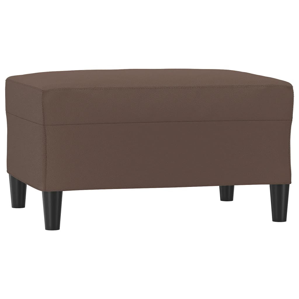 Fußhocker Schwarz 60x50x41 cm Kunstleder