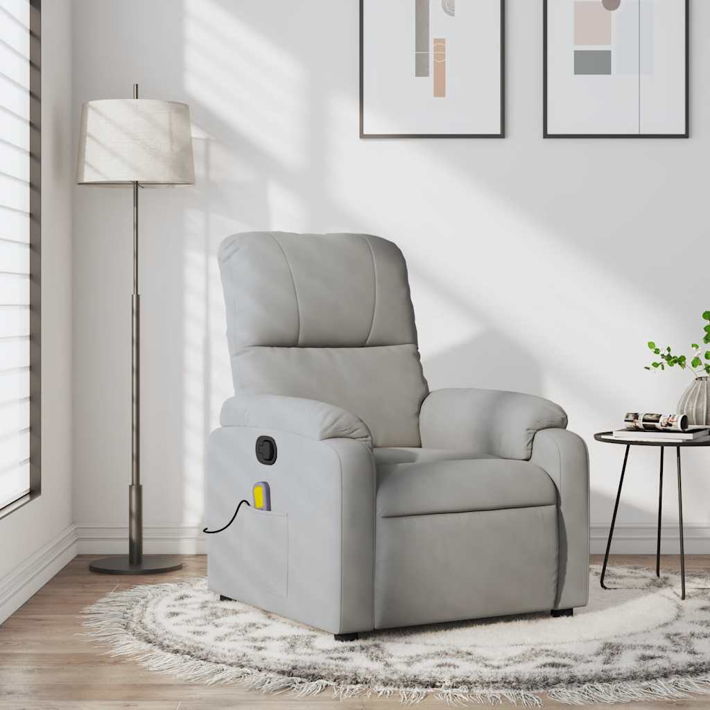 Relaxsessel Elektrisch Braun Mikrofasergewebe