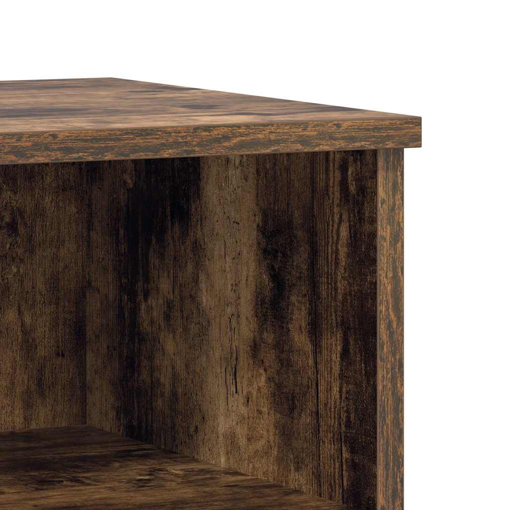 Bettschrank Schwarz Eichen-Optik 40 x 35 x 50 cm Holzwerkstoff