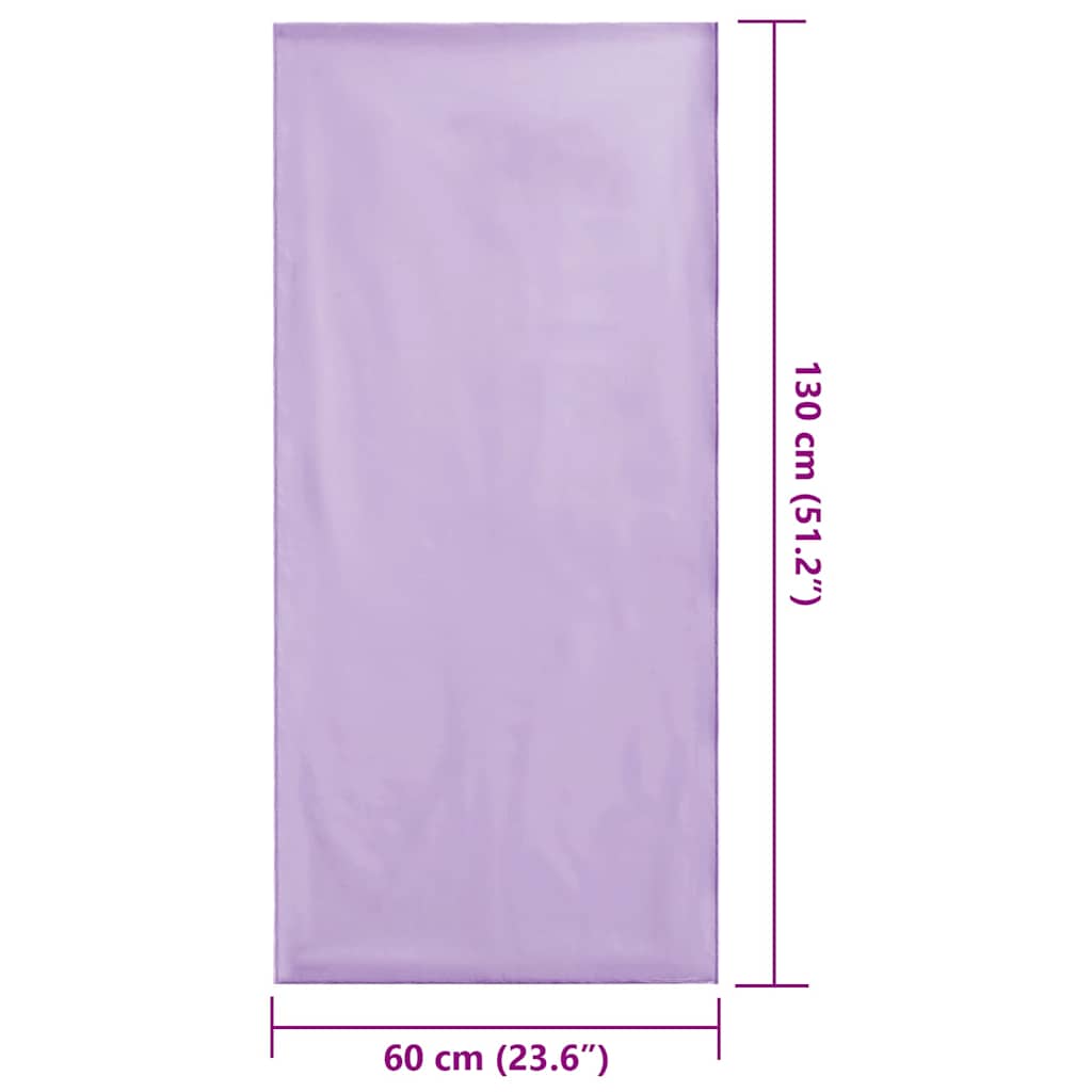 Außenstuhl Handtücher 2 pcs Schwarz 130 x 60 cm