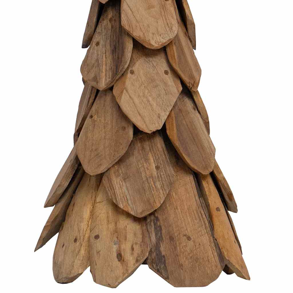 Weihnachtsbaum mit Ständer Braun 51 cm Massivholz Teak