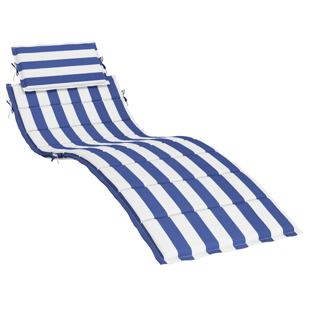 Sonnenliegen-Auflage Grau 186x58x4 cm Oxford-Gewebe