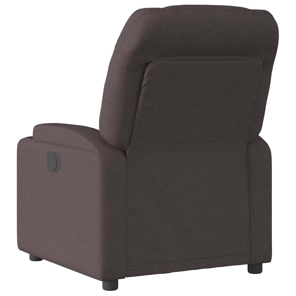 Relaxsessel Elektrisch Dunkelgrau Stoff