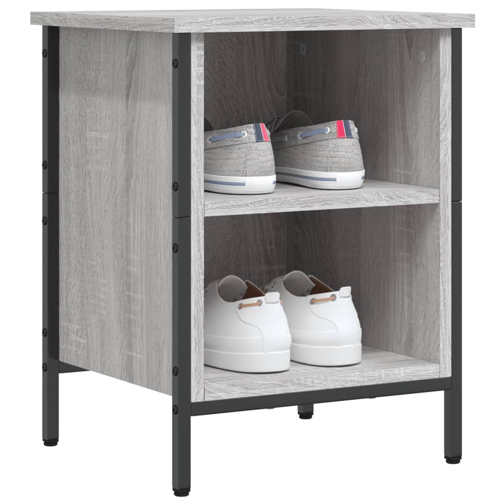 Schuhregal Schwarz 38x35x50 cm Holzwerkstoff