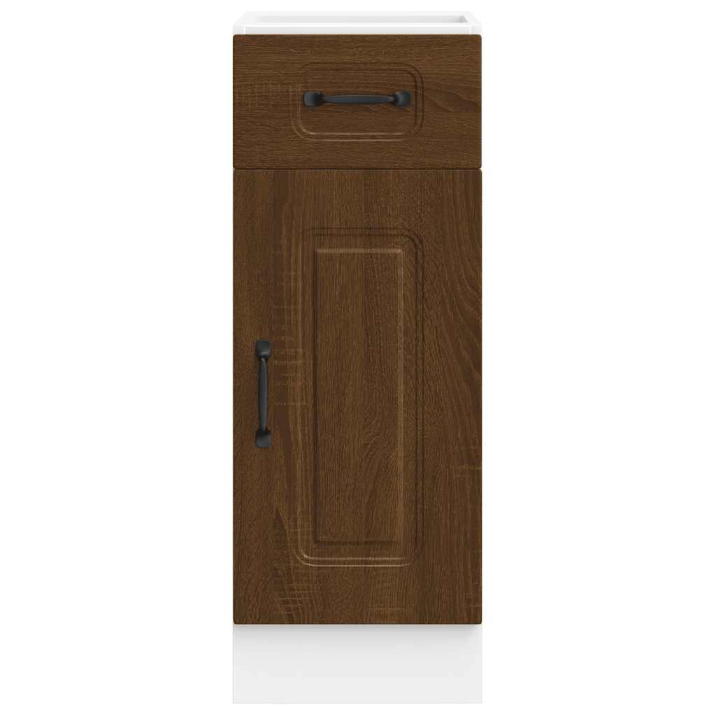 Herdumbauschränke 2 Stk. Kalmar Weiß Holzwerkstoff