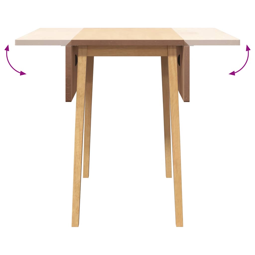 Esstisch Weiß Massivholz Gummibaumholz