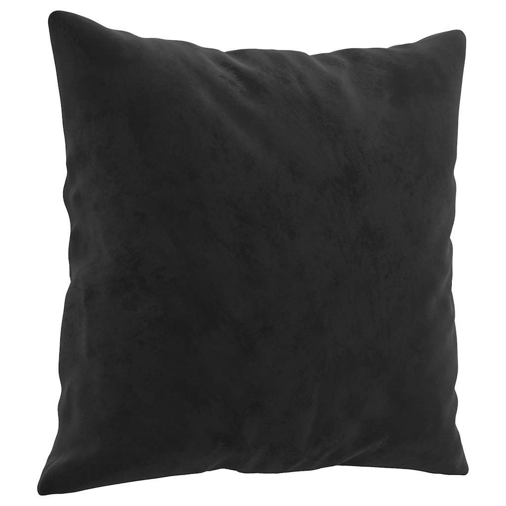4-tlg. Sofagarnitur mit Kissen Hellgrau Samt