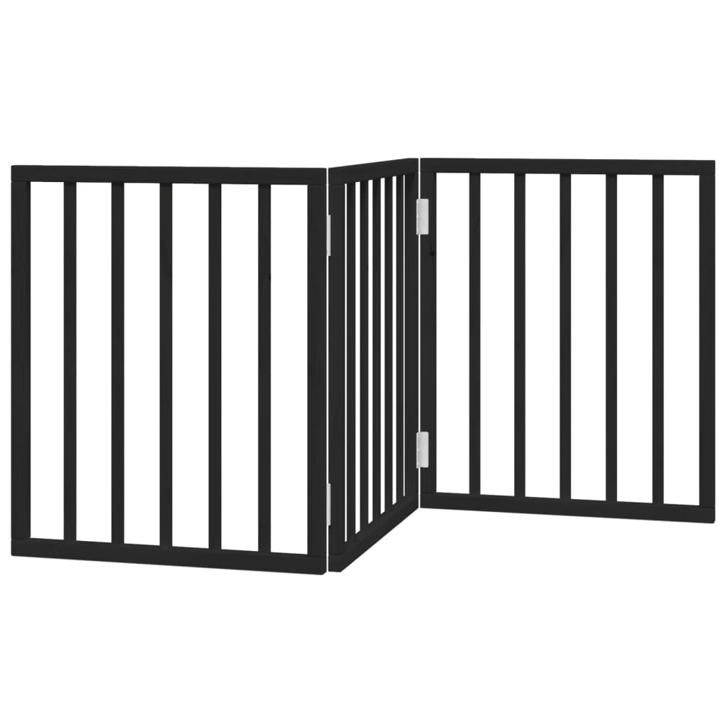 Hundegitter Faltbar 3 Paneele 150 cm Pappelholz