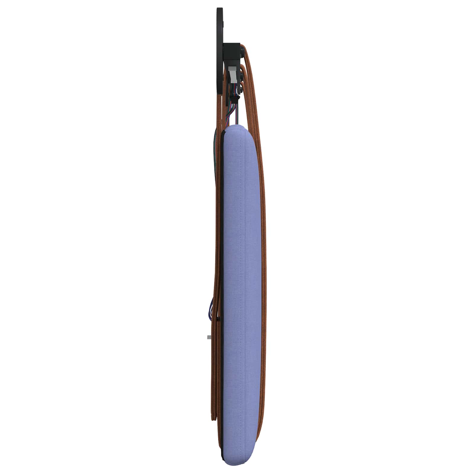 Hängendes Kopfteil Mit LED Licht Wolkengrau Antikes PU