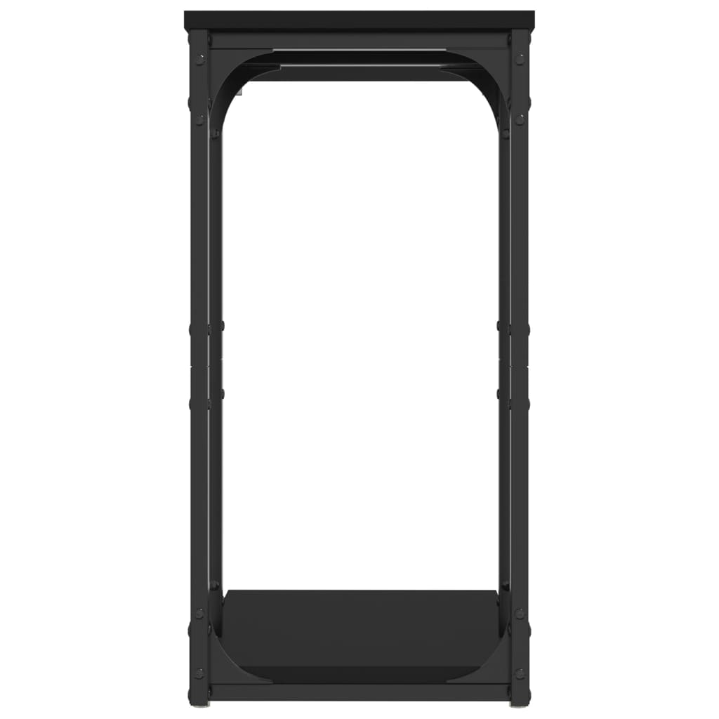 Beistelltisch Schwarz 50x35x52 cm Holzwerkstoff