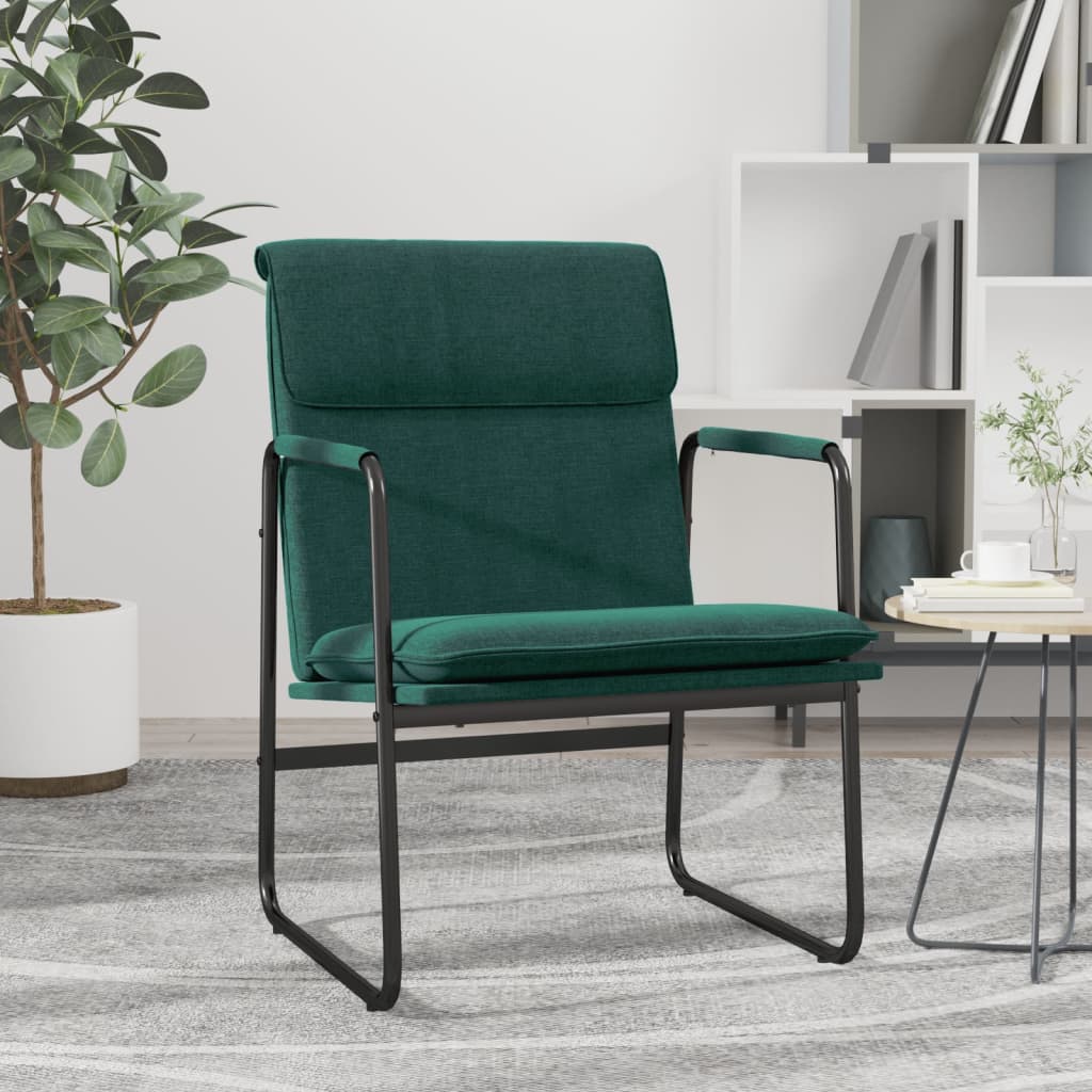 Loungesessel Hellgrau 55x64x80 cm Stoff