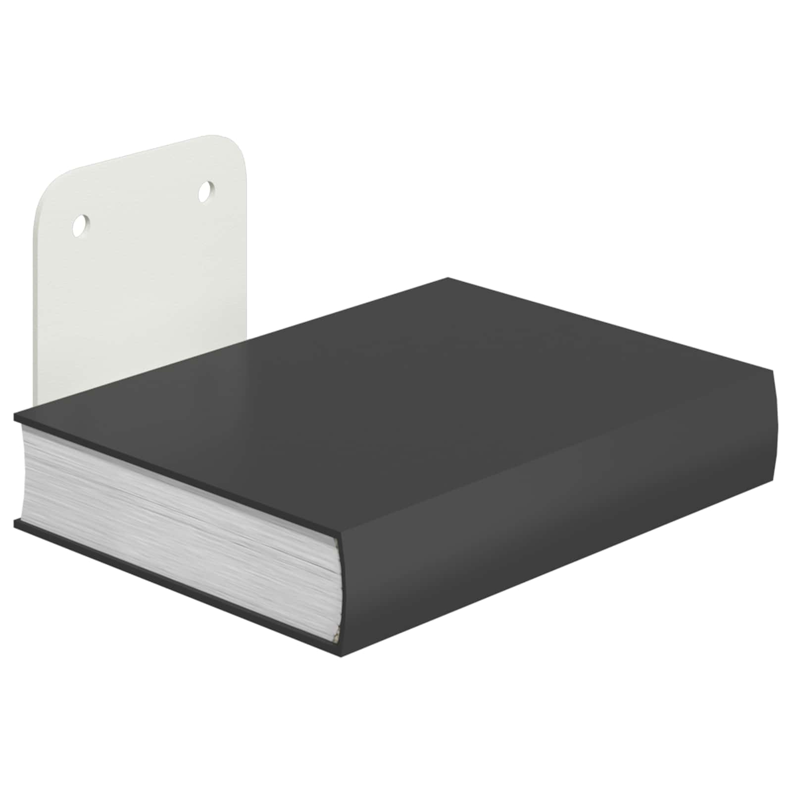 Unsichtbares Schwimmendes Regal 4 pcs Schwarz 6 x 11 x 6,5 cm