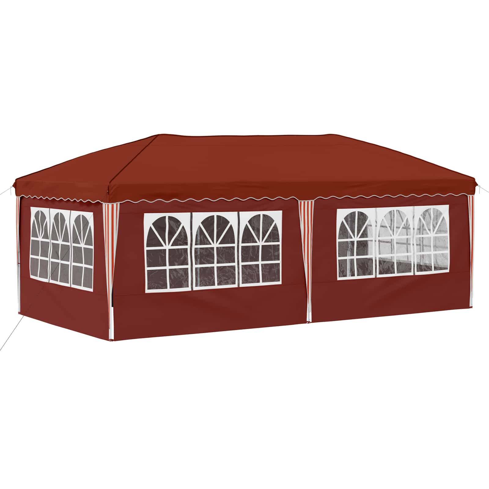 Pop-up Partyzelt 575 x 290 x 245 cm Creme
