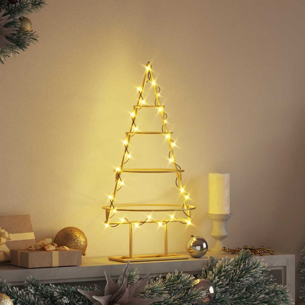 Metall-Weihnachtsbaum Deko Schwarz 60 cm