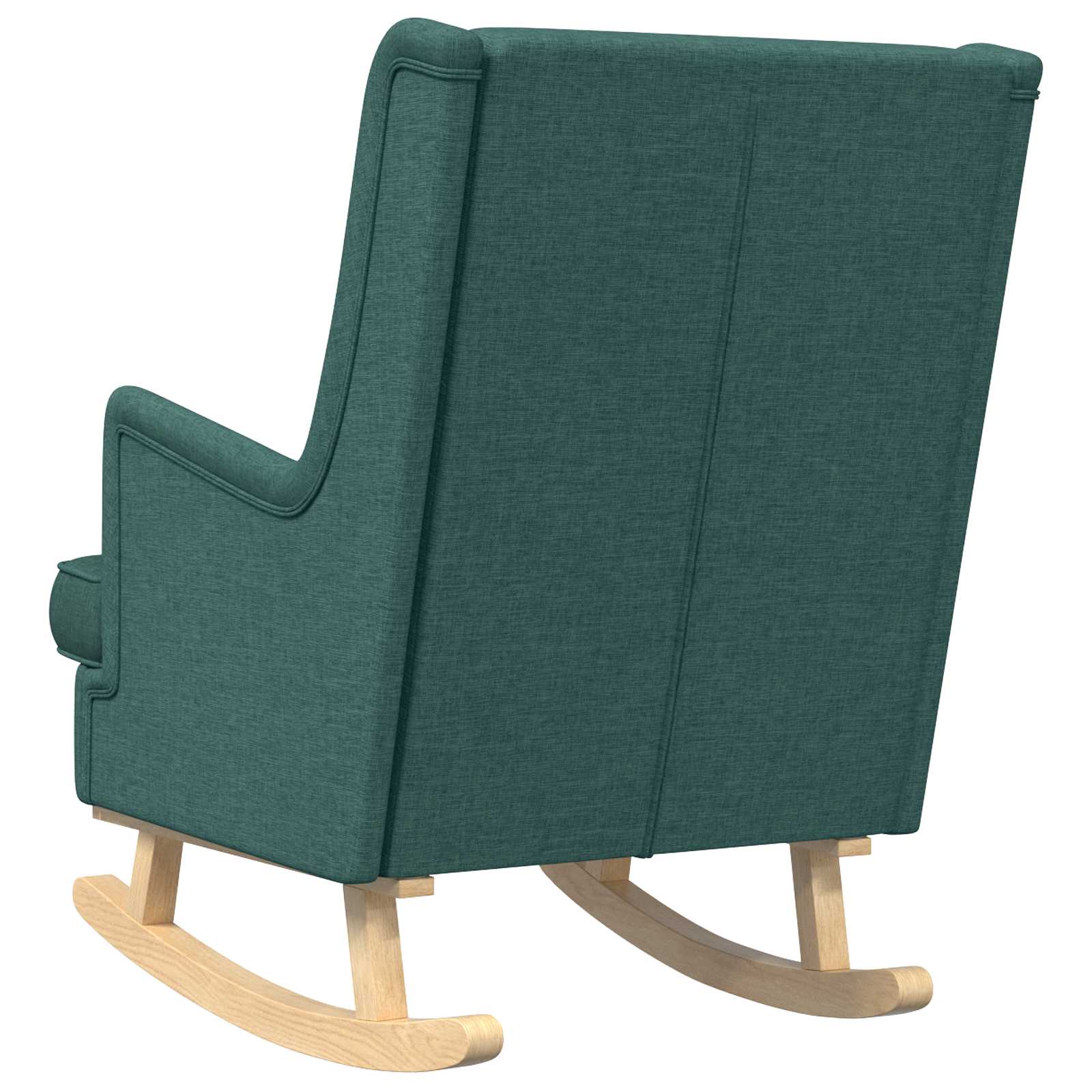 Schaukelstuhl Hellgrau 62 x 80 x 85 cm Stoff