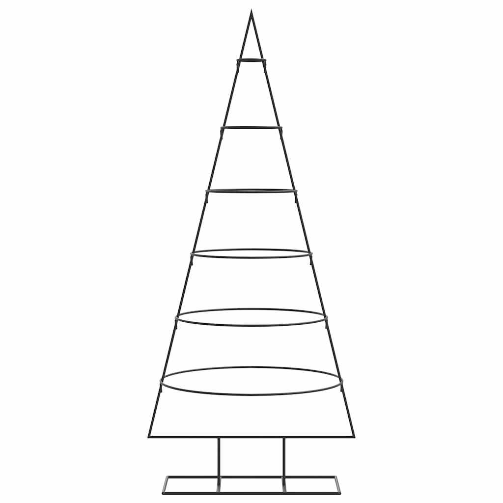 Metall-Weihnachtsbaum Deko Schwarz 60 cm