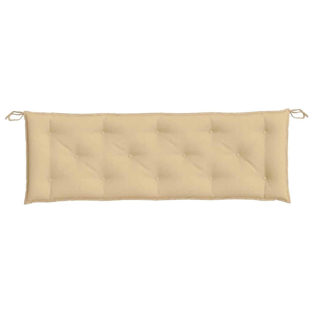 Gartenbank-Auflage Melange Anthrazit 100x50x7 cm Stoff