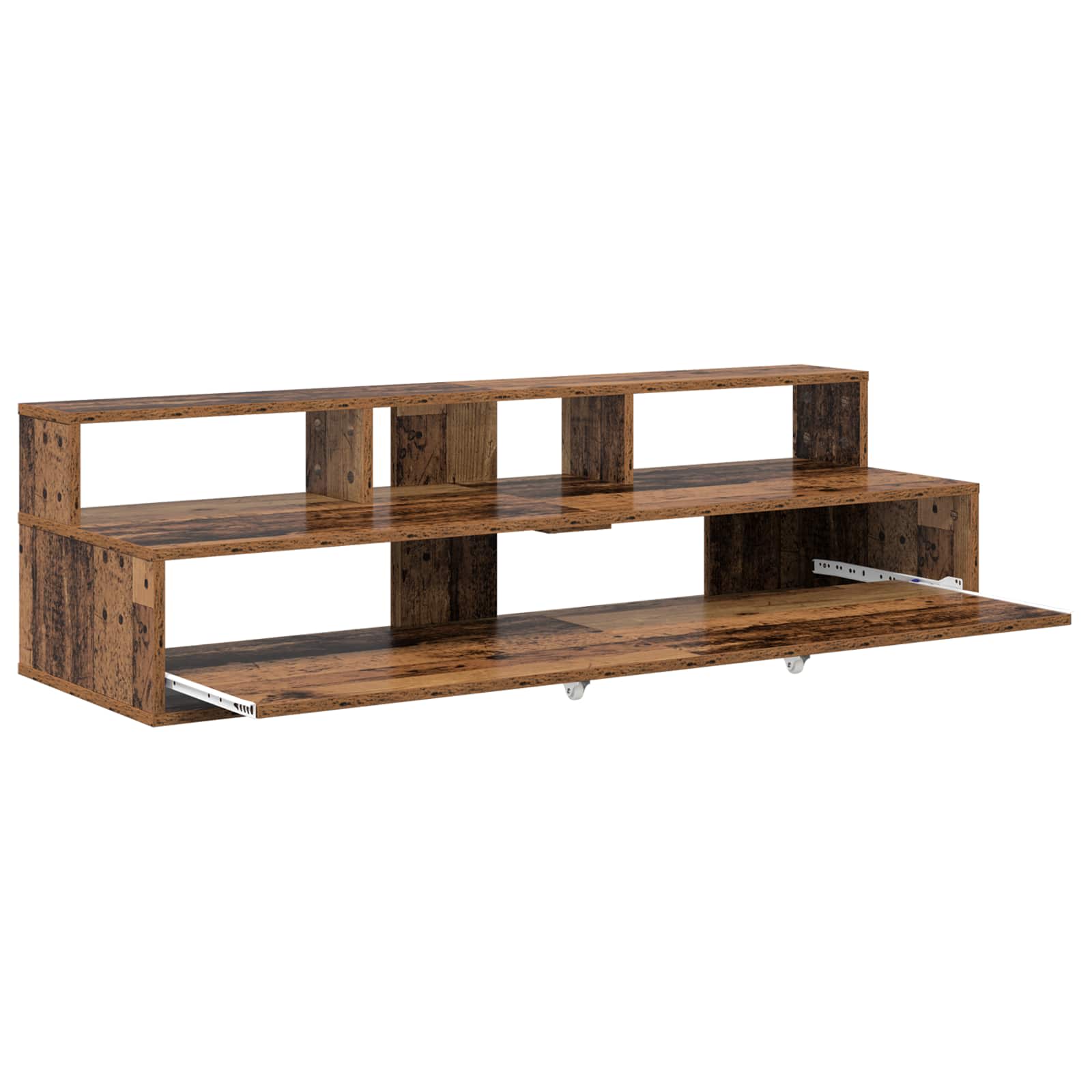 Studiotisch Weiß 152 x 42,5 x 36 cm Holzwerkstoff
