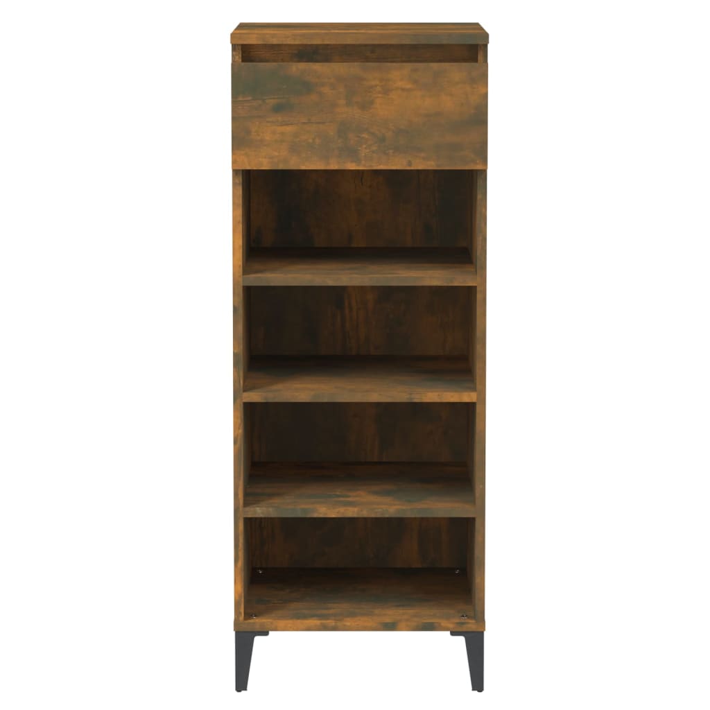 Schuhregal Weiß 40x36x105 cm Holzwerkstoff