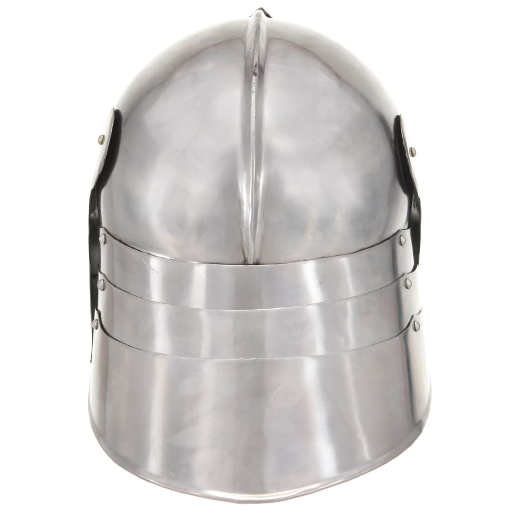 Preußische Pickelhaube Antik Replik für LARP Schwarz Stahl
