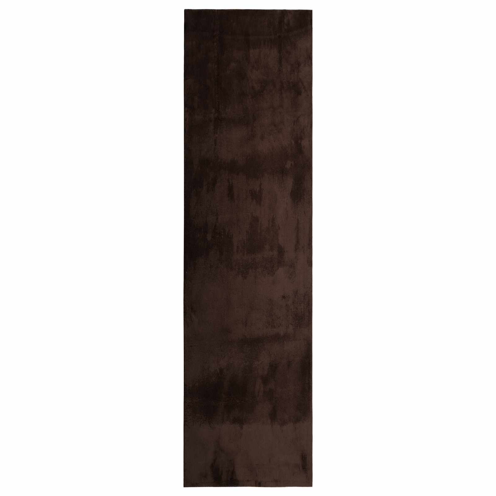 Teppich HUARTE Kurzflor Weich und Waschbar Anthrazit 60x110 cm