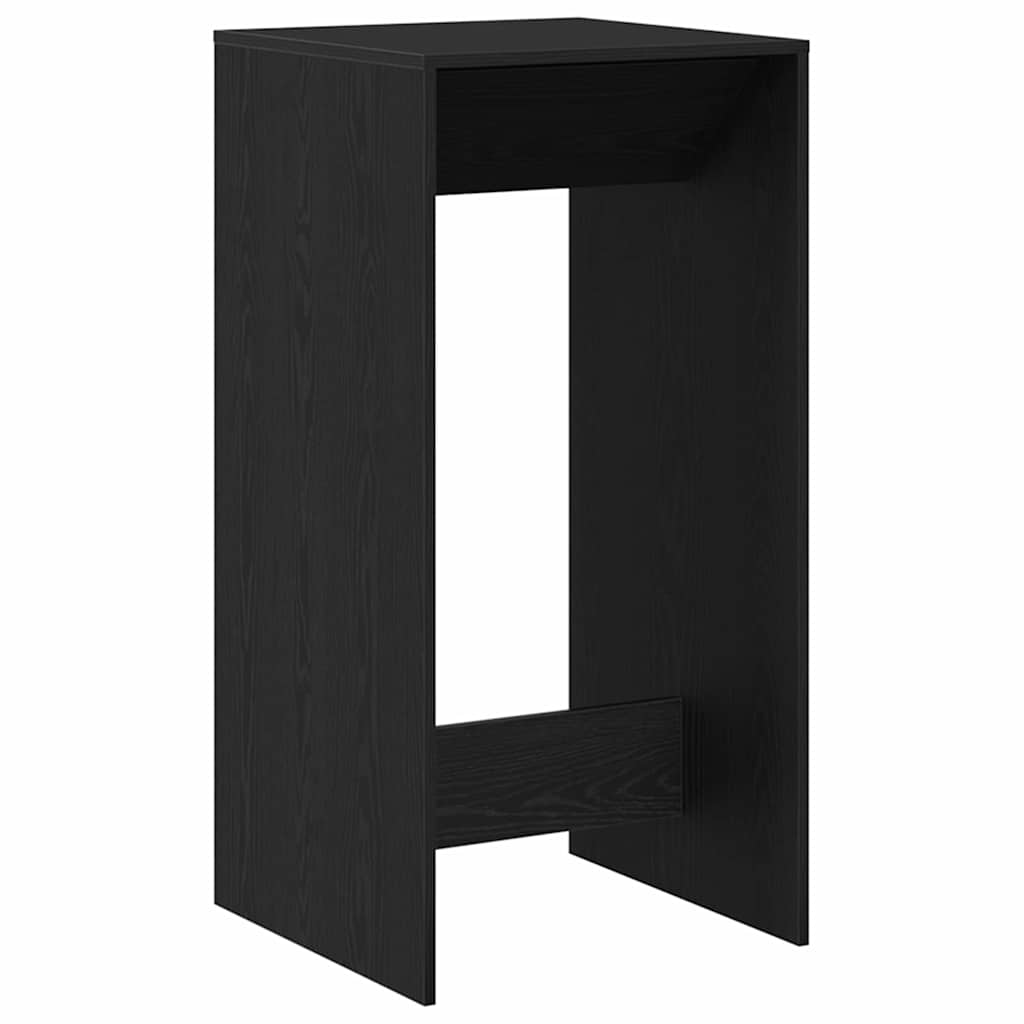 Bartisch Schwarz Eichen-Optik 102 x 50 x 103,5 cm Holzwerkstoff