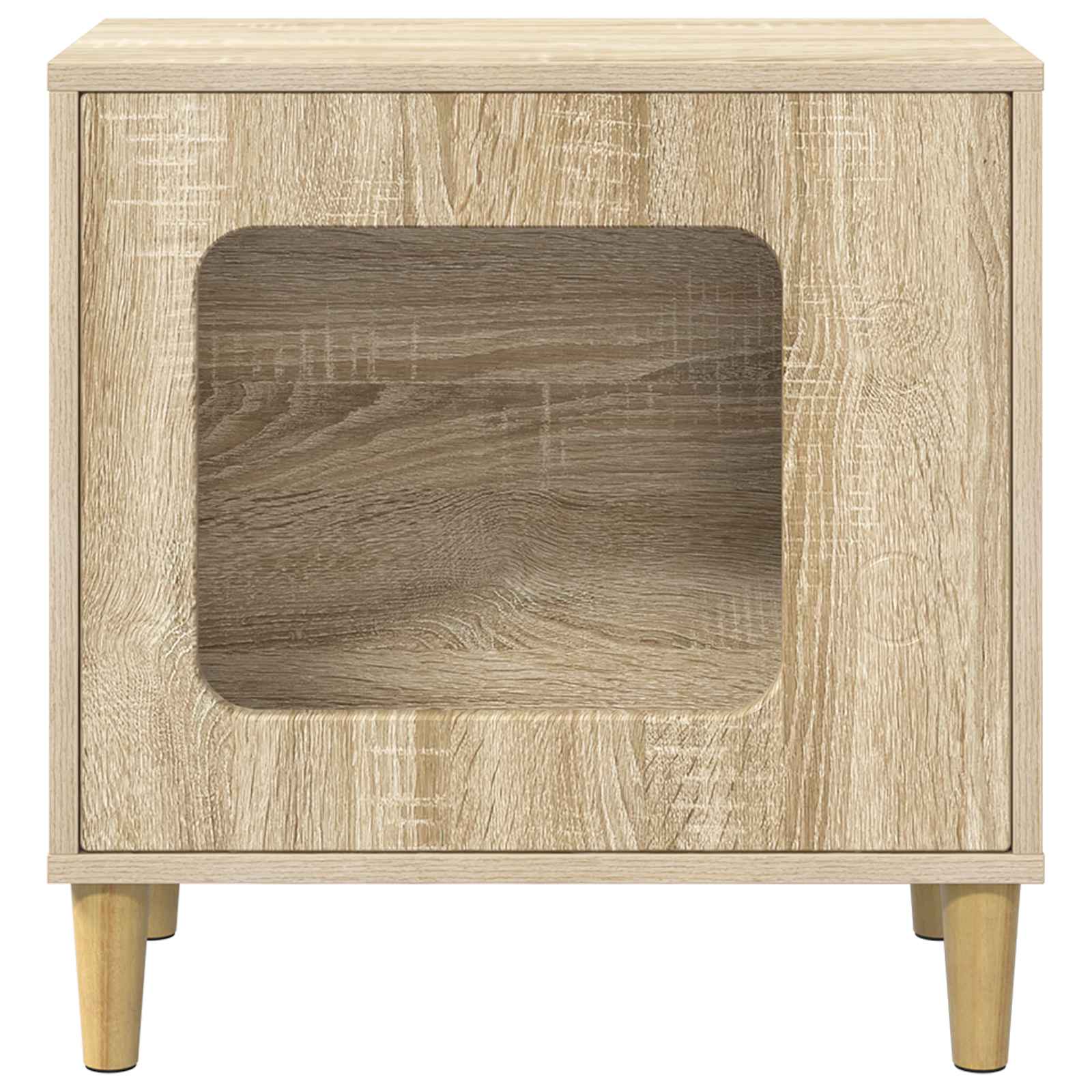 Katzenhaus Weiß 51 x 30 x 52 cm Holzwerkstoff