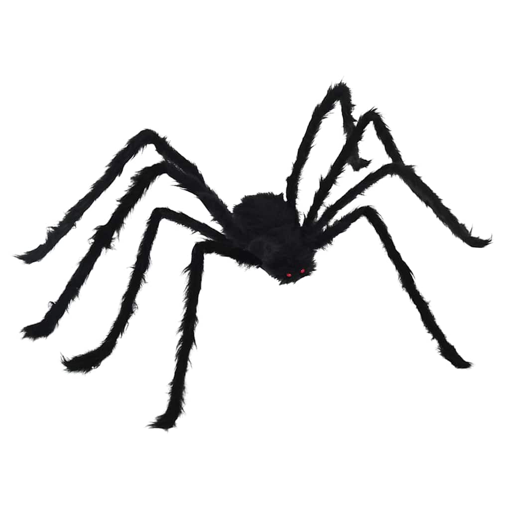 Halloween-Spinnendekoration mit Netzen 2 pcs Schwarz und Weiß