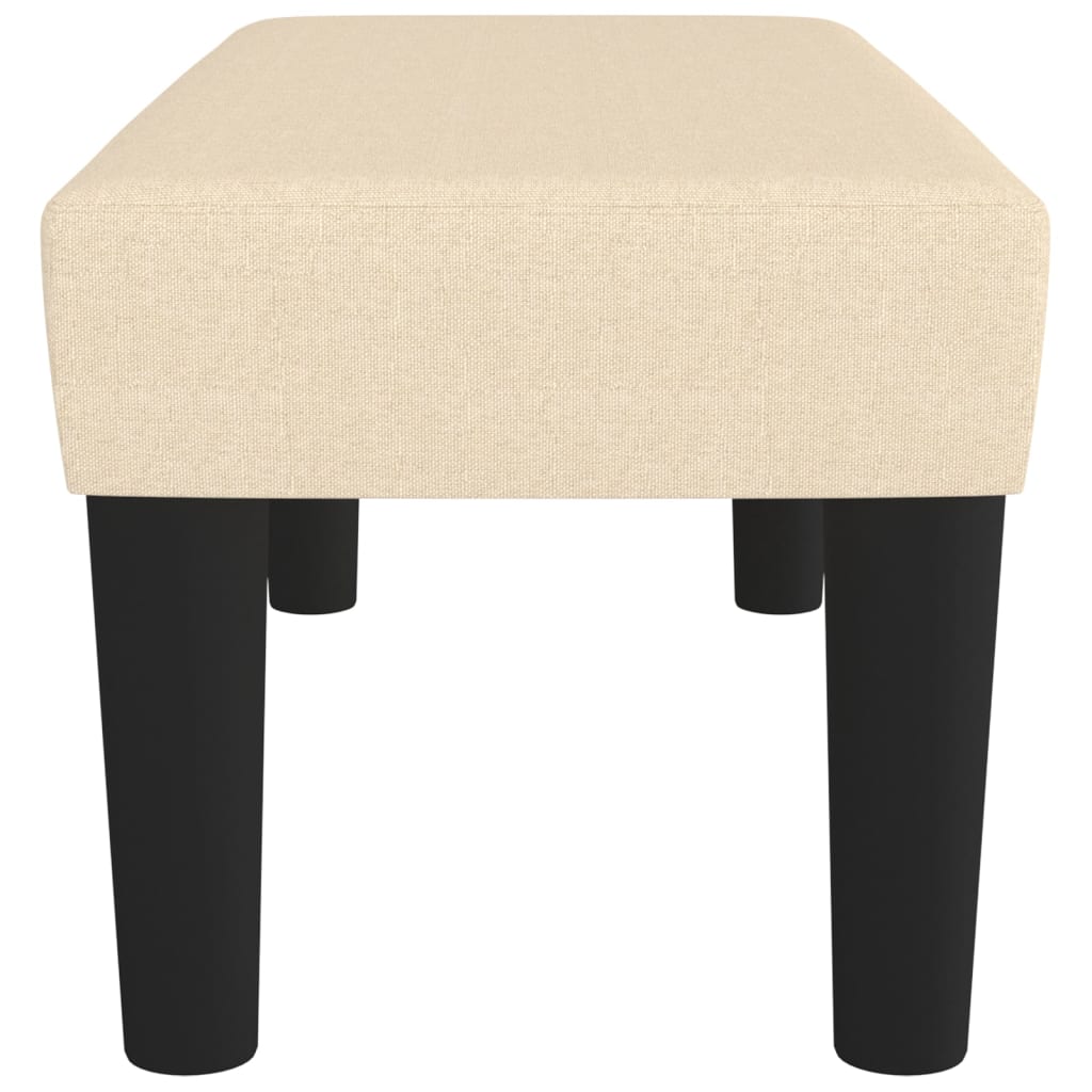 Sitzbank Hellgrau 70x30x30 cm Stoff