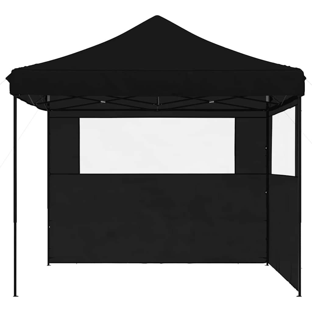 Partyzelt Faltbar Pop-Up Schwarz 292x292x315 cm