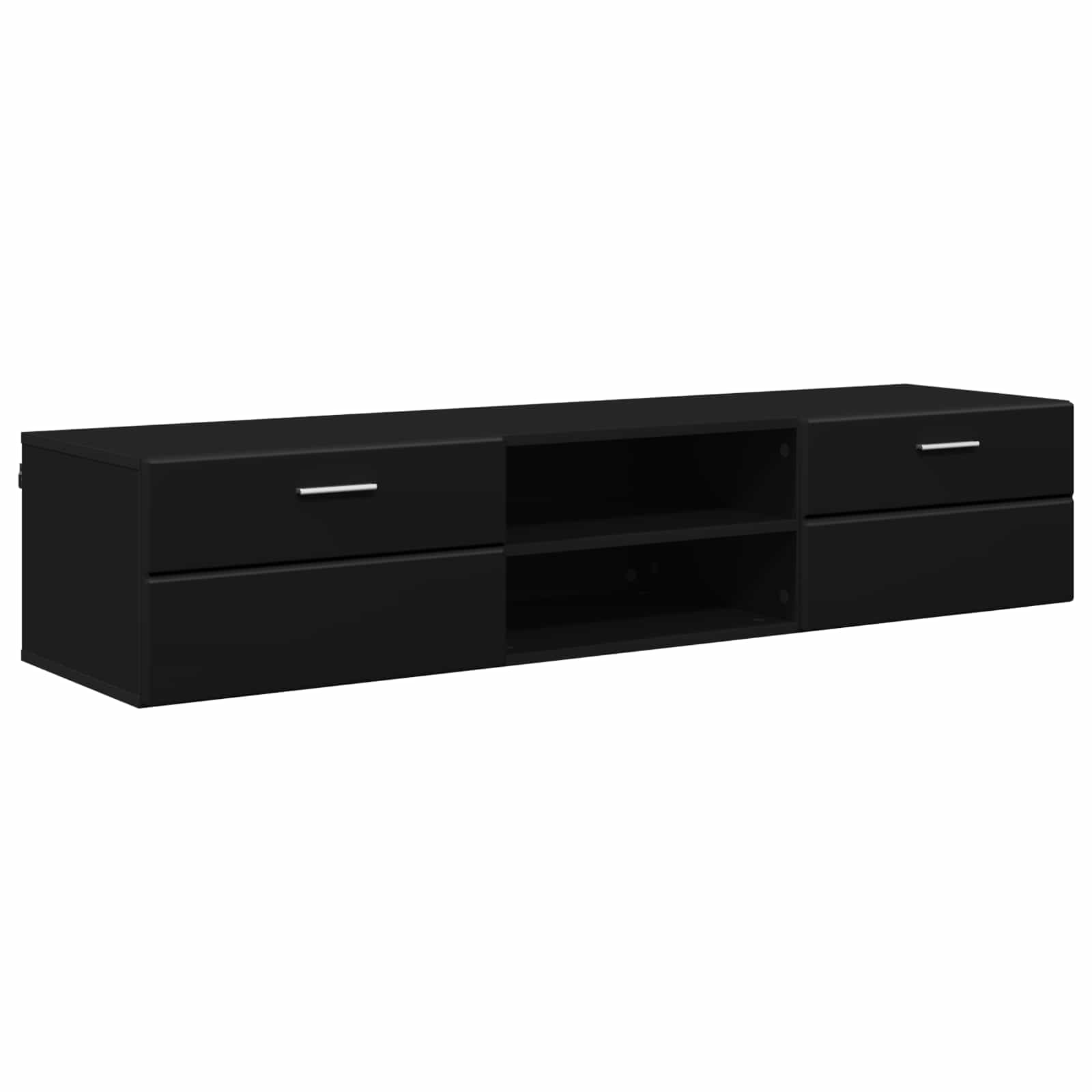 Highboard mit Regal FLORIN Weiß 60 x 35 x 182 cm Holzwerkstoff