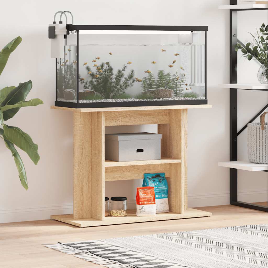 Aquariumständer Weiß 60x30x60 cm Holzwerkstoff