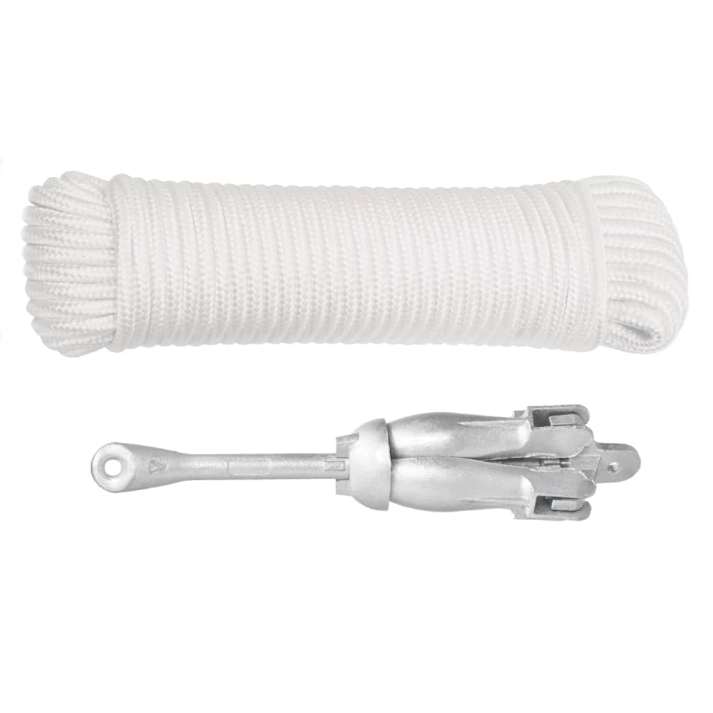 Klappanker Silber 0,7 kg Feuerverzinktes Gusseisen