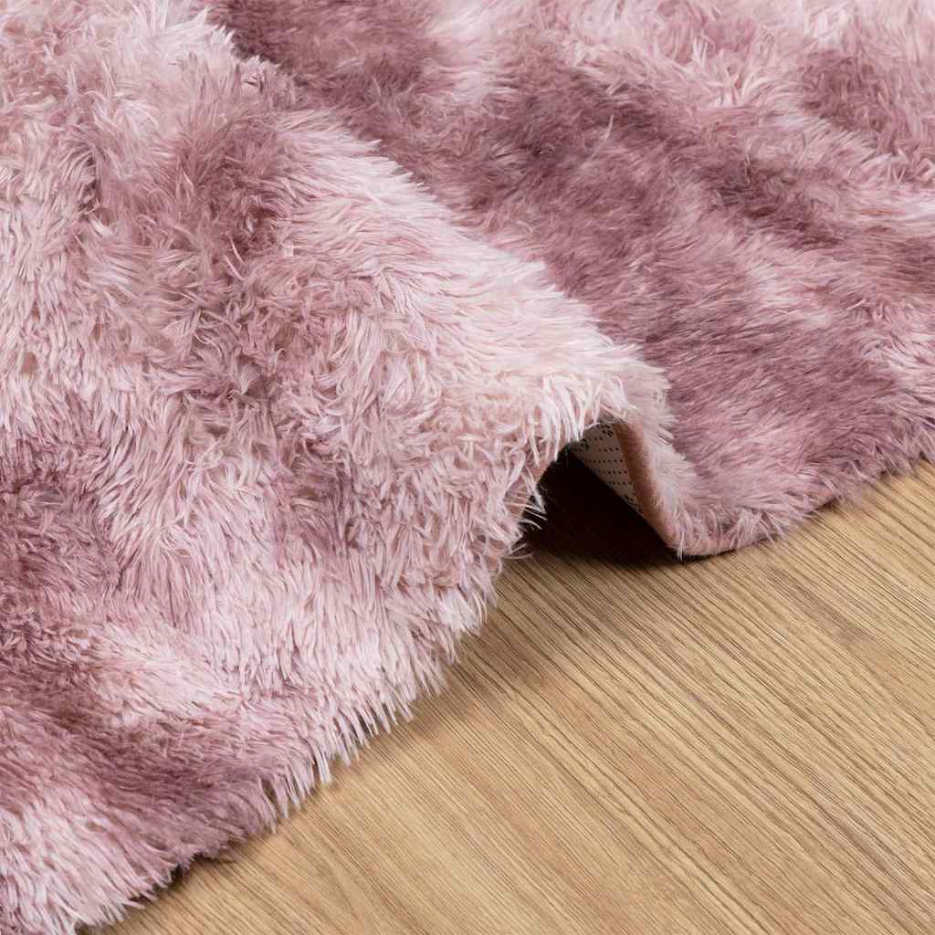 Teppich Shaggy Hochflor NAVARRA Beige 60x100 cm Polyester