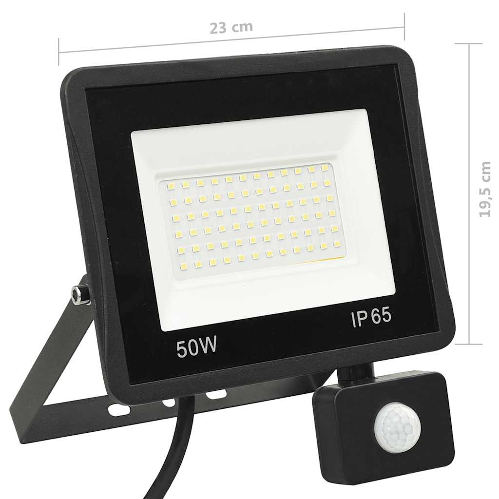 LED-Fluter mit Sensor 10W Warmweiß