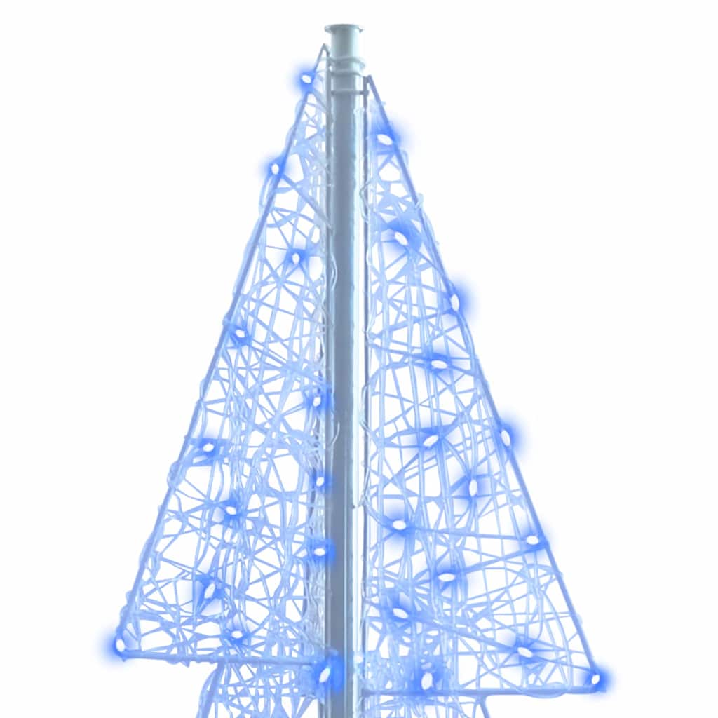 Weihnachtsbaum mit 100 LEDs Warmes Weiß 120 cm Acryl