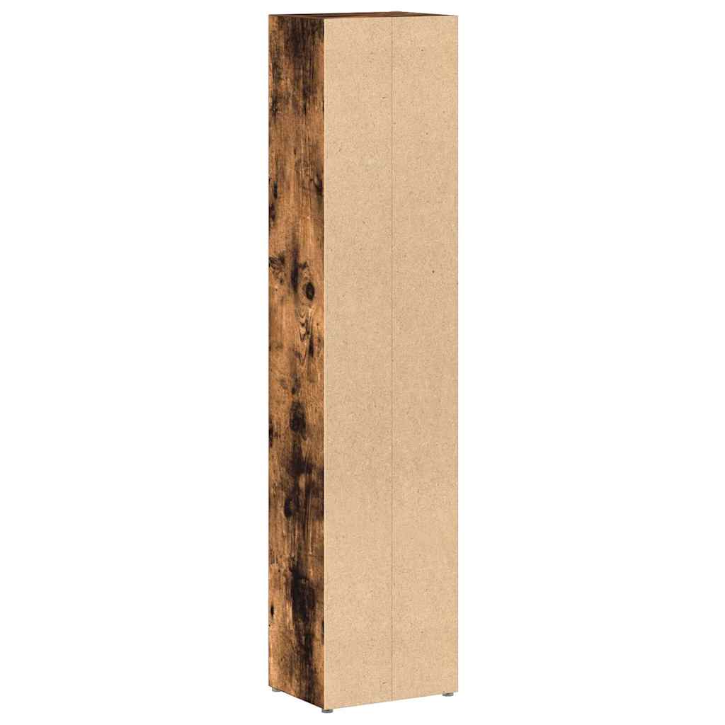 CD-Regale 2 Stk. Weiß 21x16x93,5 cm Holzwerkstoff