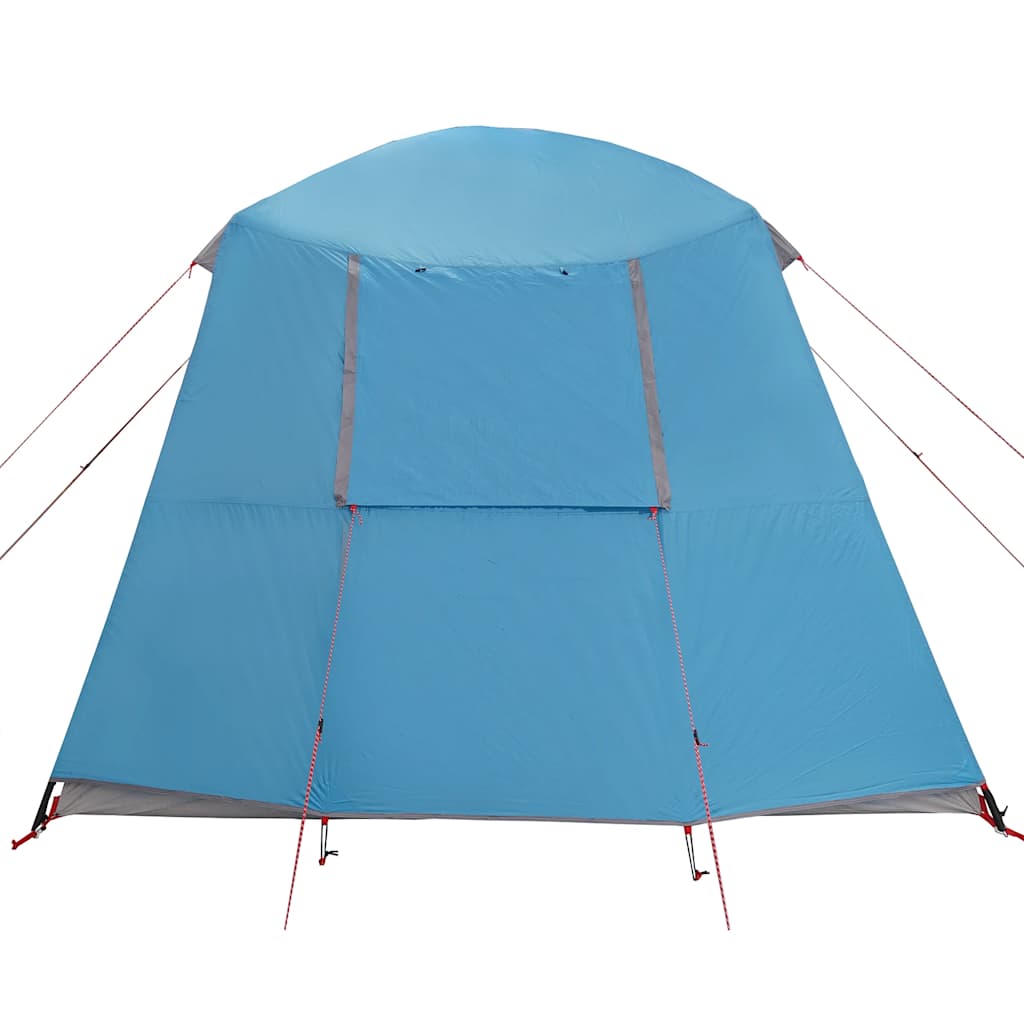Campingzelt mit Vorzelt 5 Personen Grün Wasserdicht