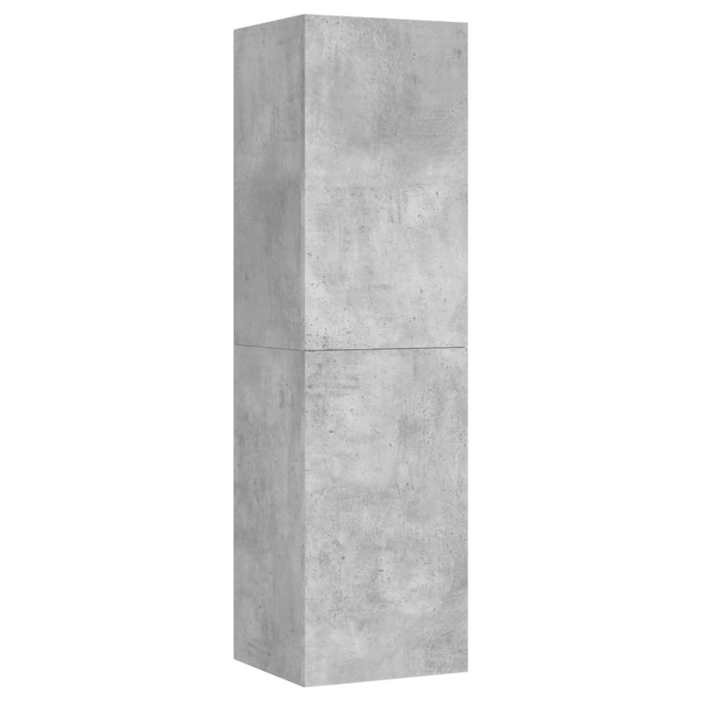 4-tlg. TV-Schrank-Set Weiß Holzwerkstoff