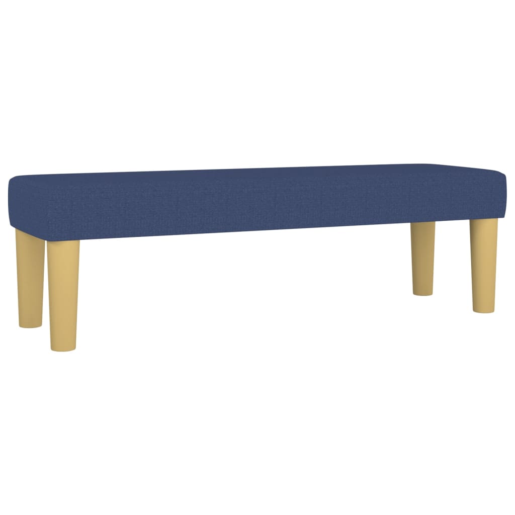 Sitzbank Hellgrau 70x30x30 cm Stoff
