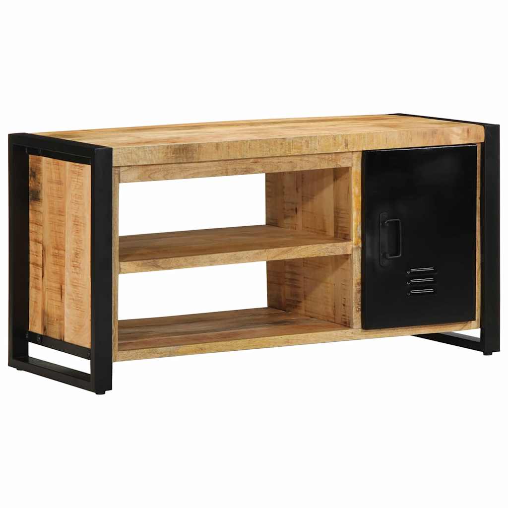 Schuhbank Braun 100 x 40 x 50 cm Massivholz Mango