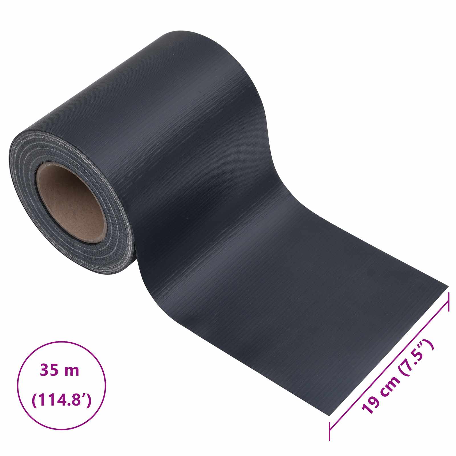 Garten-Sichtschutz 4 Stk. PVC 35x0,19 m Grün