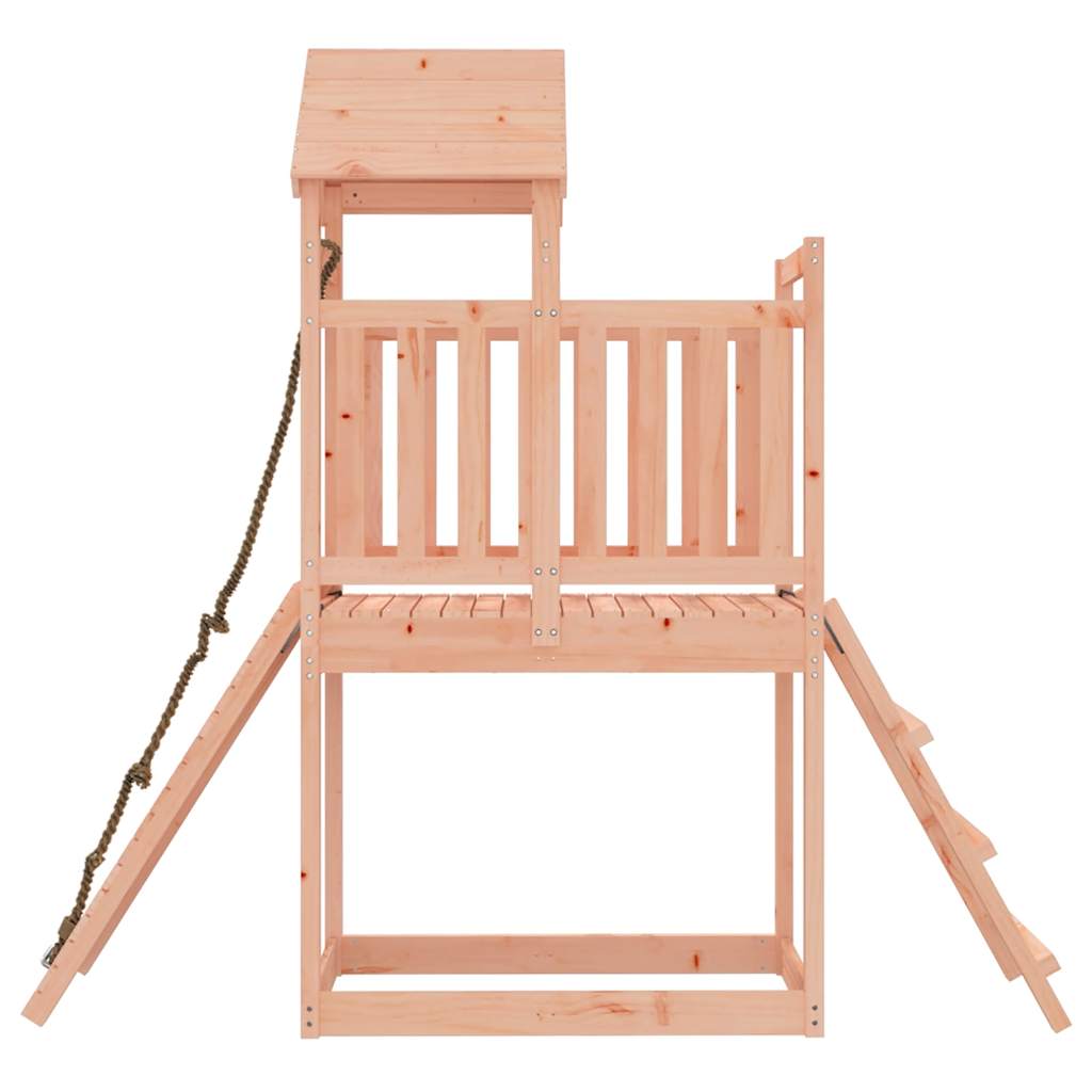 Spielturm mit Kletterwand Massivholz Kiefer