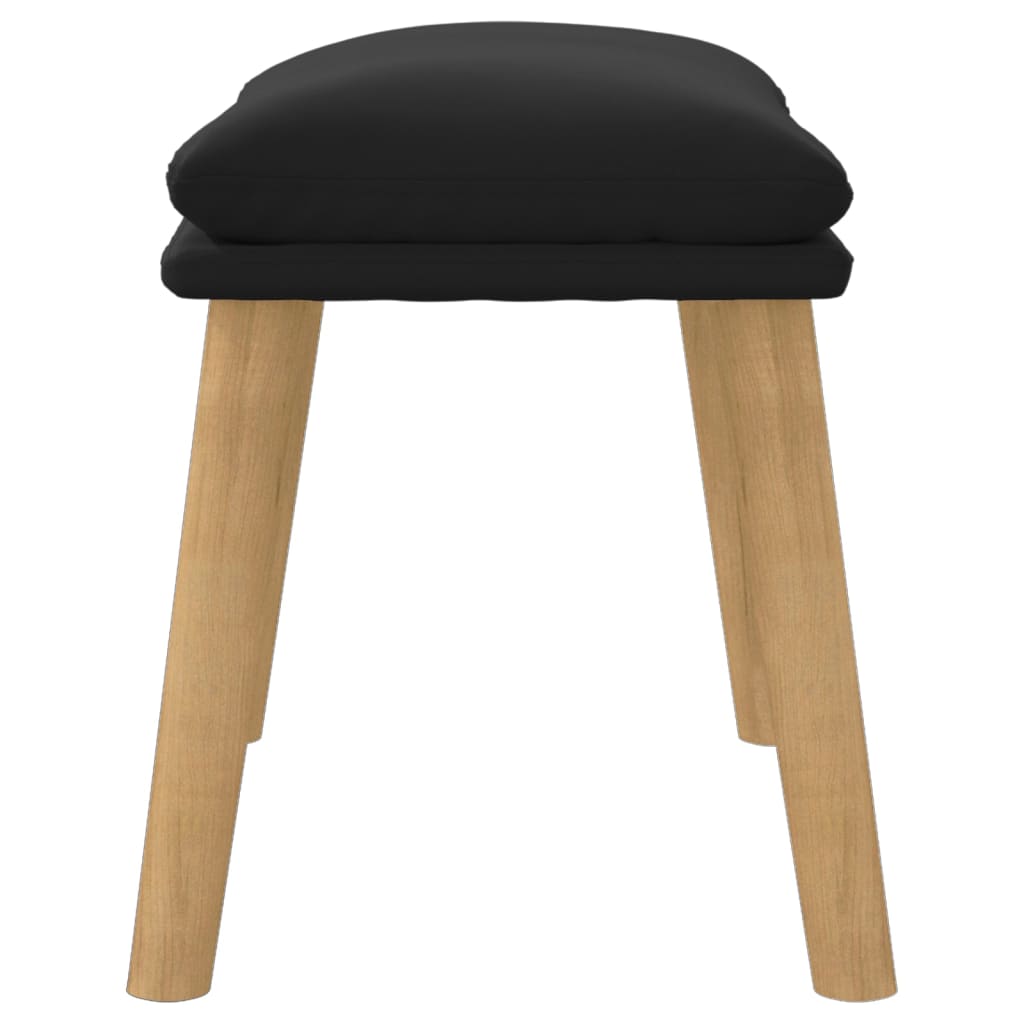 Fußhocker Hellgrau 45x29,5x35 cm Samt