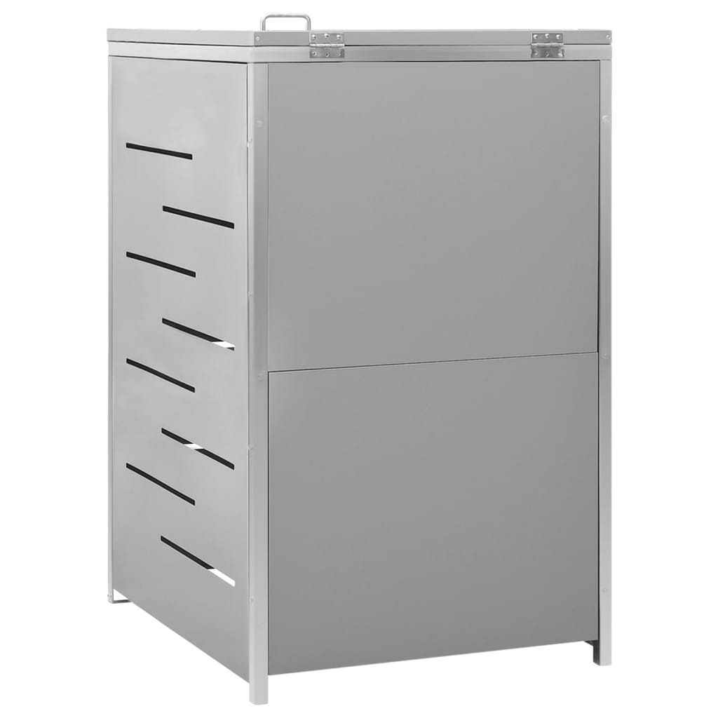 Mülltonnenbox für 3 Tonnen 207x77,5x112,5 cm Edelstahl