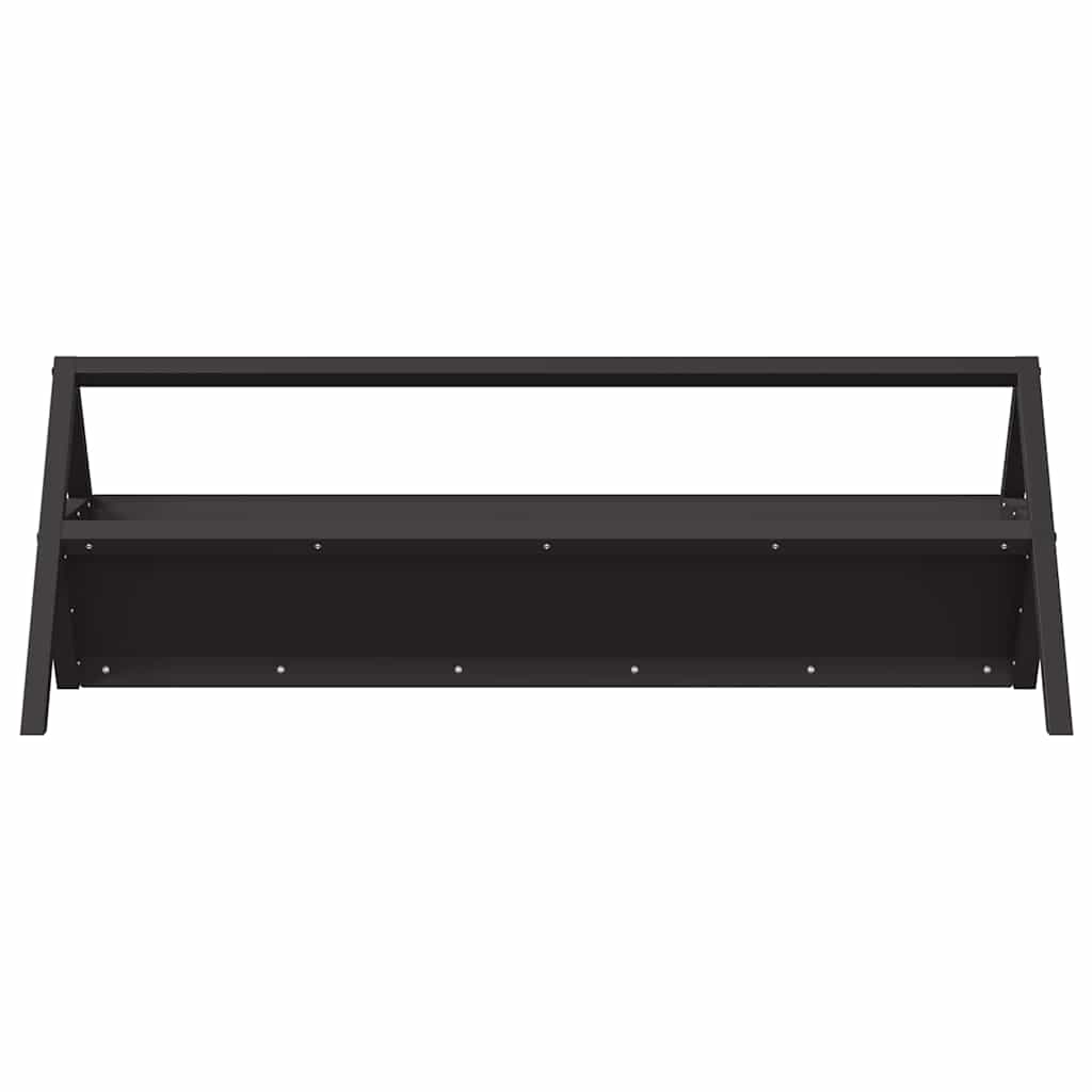 Futtertröge für Nutztiere Schwarz 111 x 76 x 38 cm
